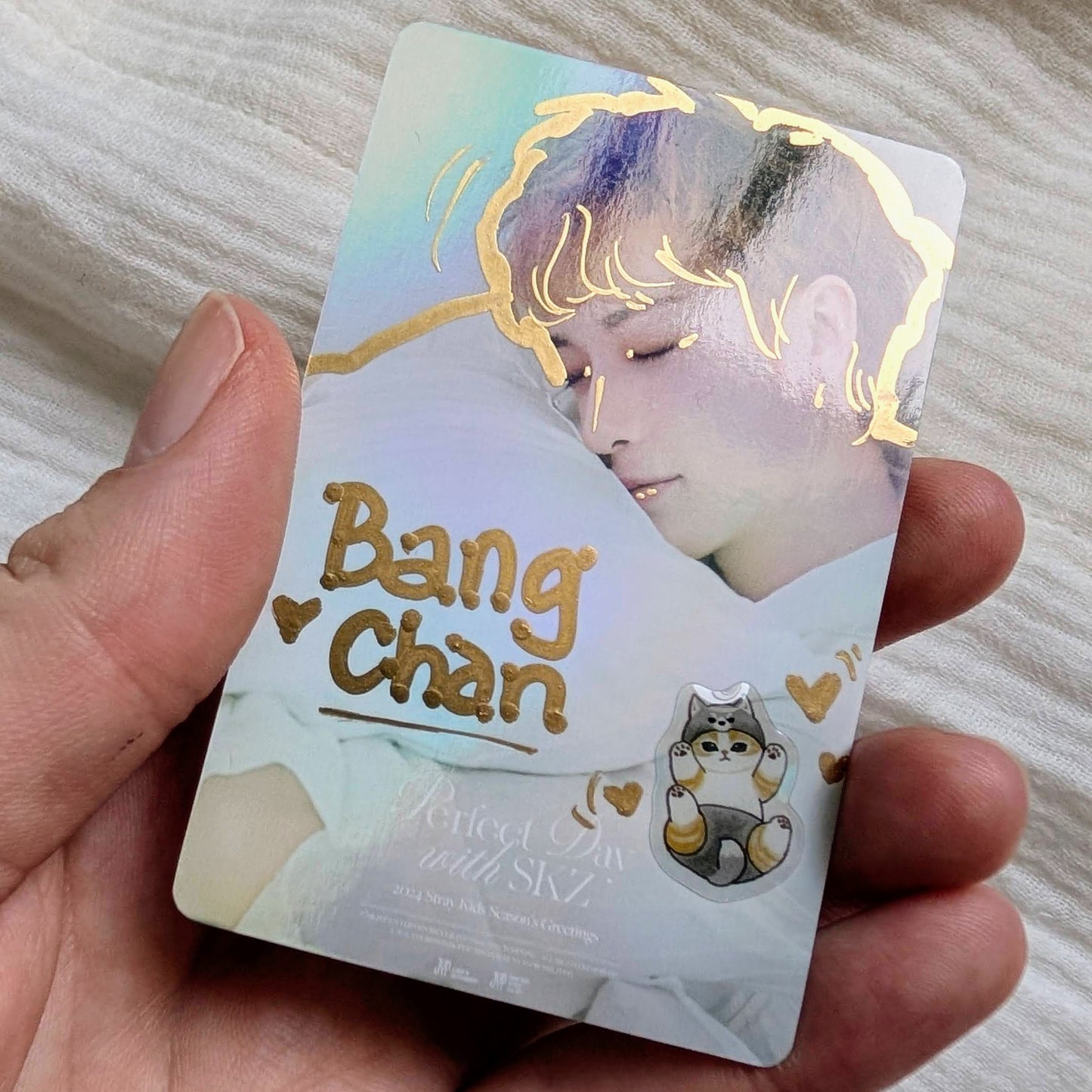 😽💕Japan Stray Kids Holographic Doodled Photo Card Set of 11