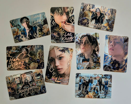 🥠ATE Stray Kids Doodled Photo Card Set of 9